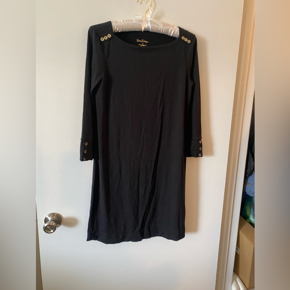 Lilly Pulitzer Black Dress XXS - Picture 1 of 5